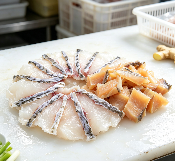 Fresh Grass Carp Slices